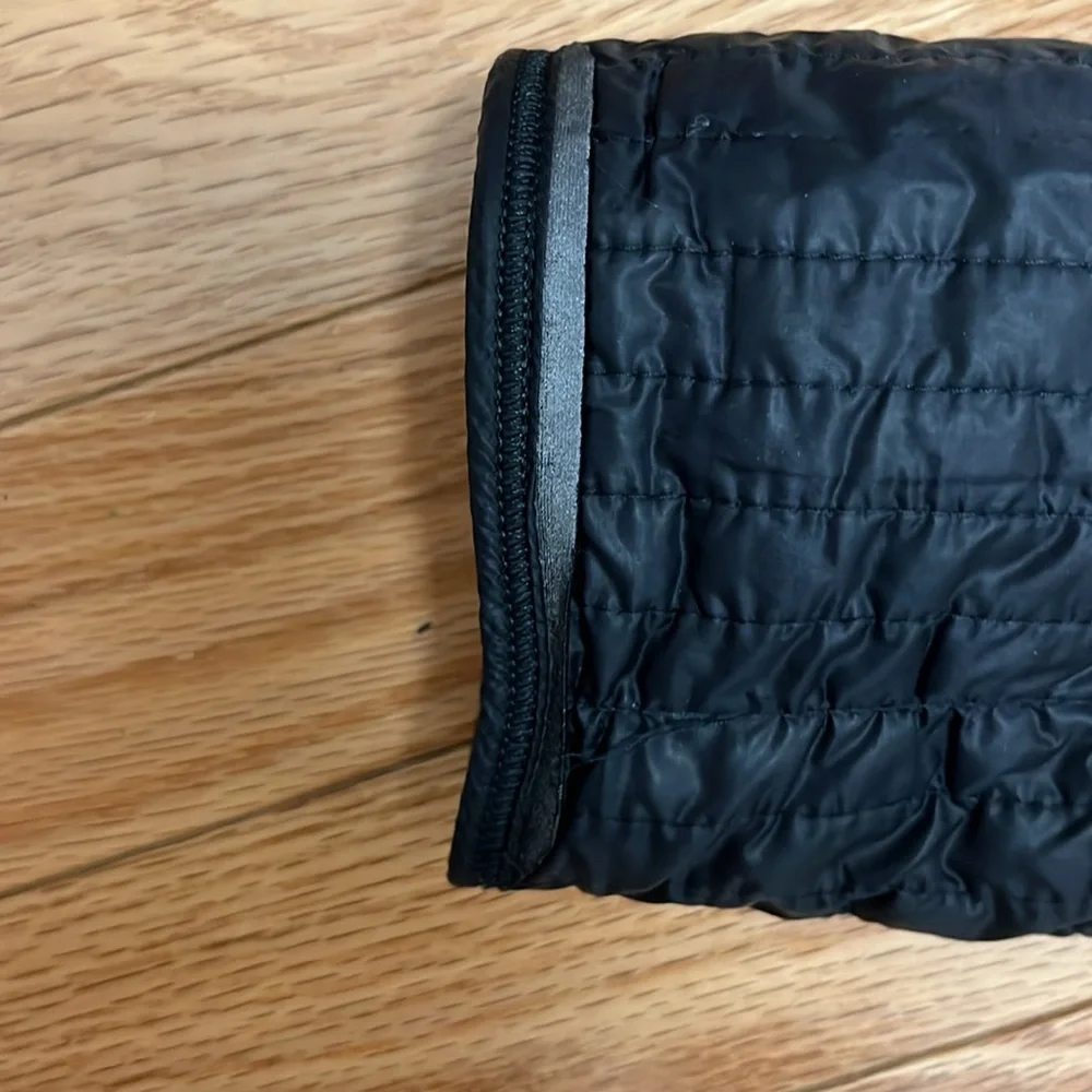 Lululemon Goose Down Black Puffer‎ Lightweight Fleece Hybrid Full Zip